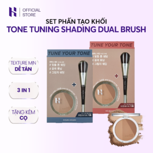 Set Phấn Tạo Khối HOLIKA HOLIKA Tune Your Tone Kèm Cọ 2in1